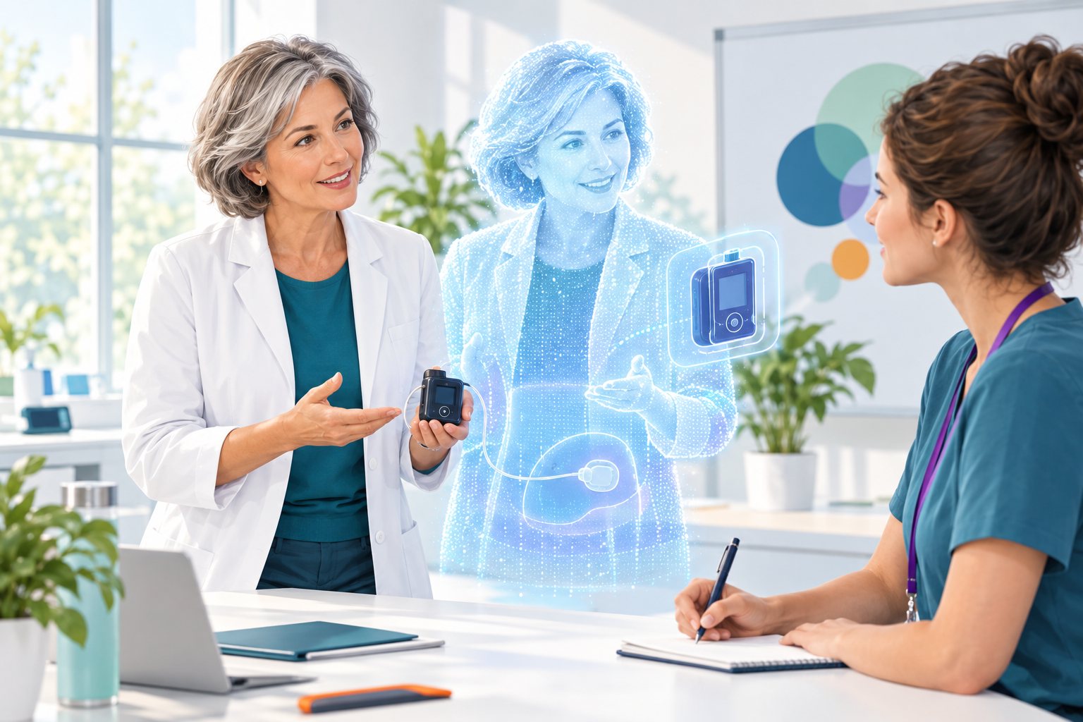 Spezialistin und ihr digitaler Zwilling